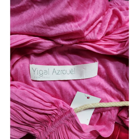 Yigal Azrael New York Pink Viscose Top Blouse 4 - Picture 4 of 4